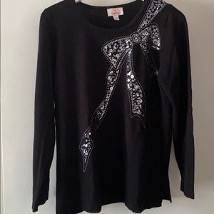 Quacker Factory Sweater Long Sleeve